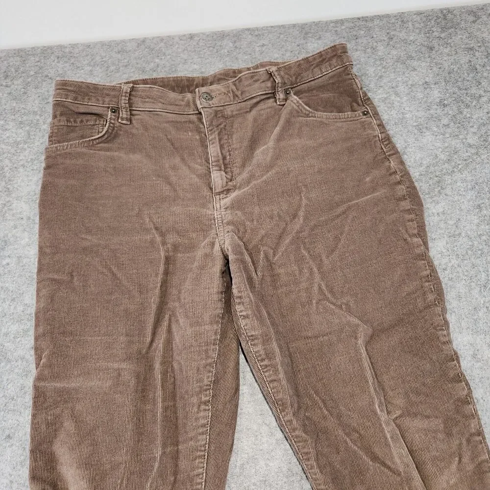 Patagonia Womens 32 Organic Cotton Everyday Cords Brown Corduroy Pants 32x28 - Picture 5 of 16